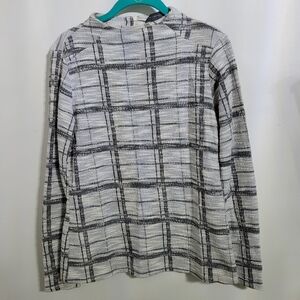 The Limited Women's Gray Plaid Shirt, Size S